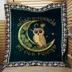 Owl Quilt Blanket Dhc0910477Vt and Home Decor
