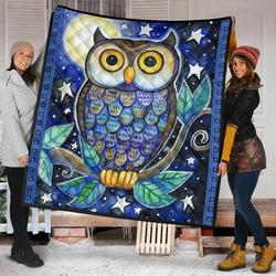 Owl Quilt Blanket Dhc09121370Dd and Home Decor