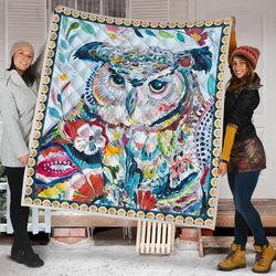 Owl Quilt Blanket Dhc09121510Dd and Home Decor