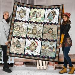 Owl Quilt Blanket Dhc09121559Dd and Home Decor