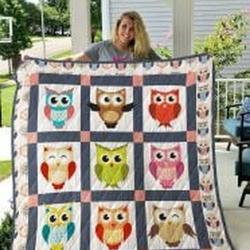 Owl Quilt Blanket Lukdld Dhc0301765Dd and Home Decor