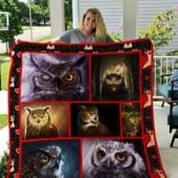 Owl Quilt Blanket Lukhbt Dhc0301741Dd and Home Decor