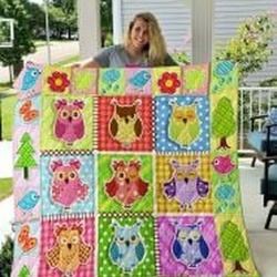 Owl Quilt Blanket Lukmk6 Dhc0301757Dd and Home Decor