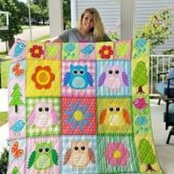Owl Quilt Blanket Lukot5 Dhc0301780Dd and Home Decor