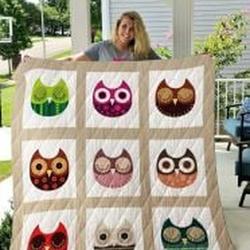 Owl Quilt Blanket Lukvzg Dhc0301748Dd and Home Decor