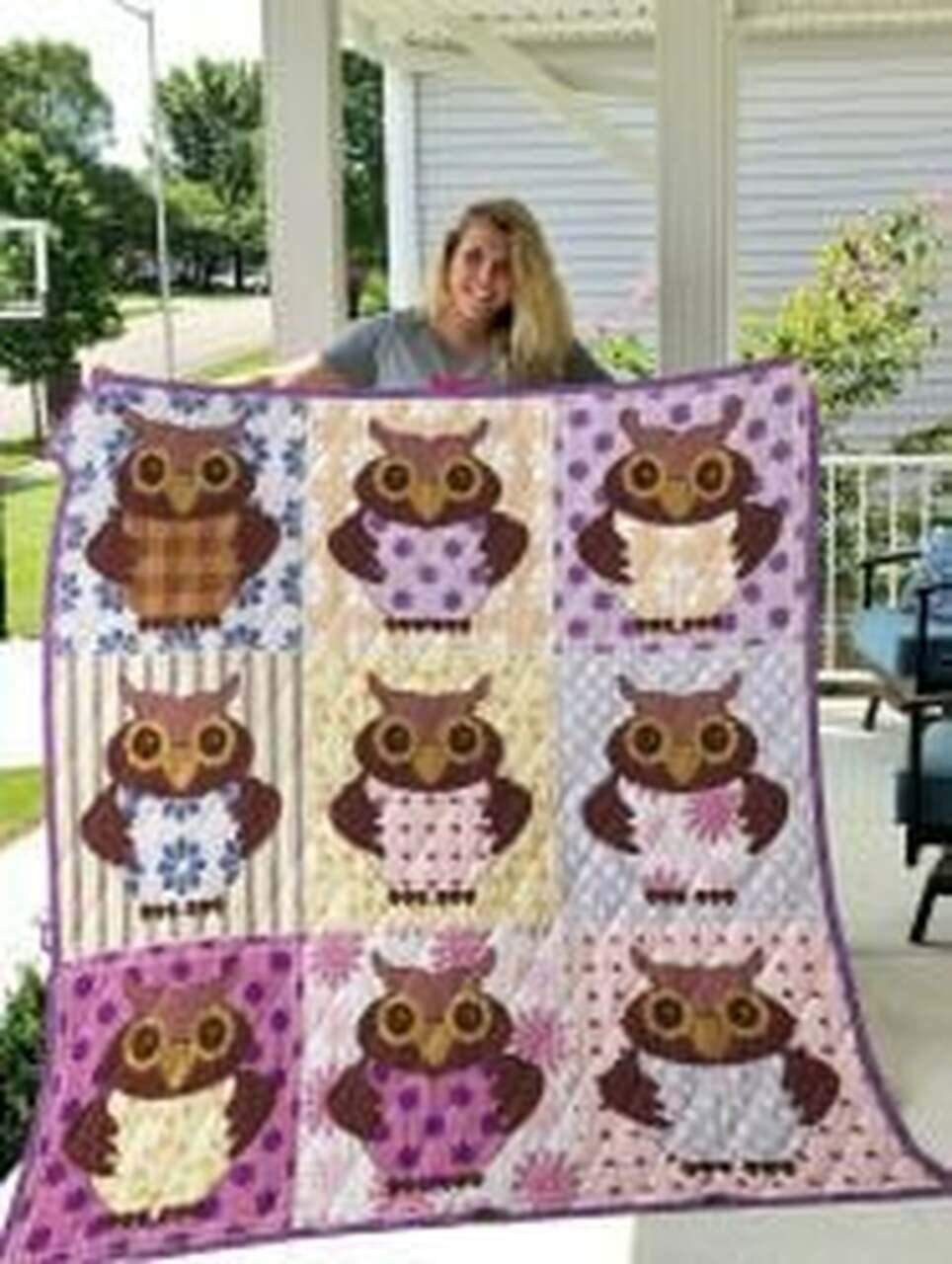 Owl Quilt Blanket Lukzr5 Dhc0301732Dd and Home Decor