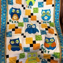 Owl Quilt Tdhap and Home Decor