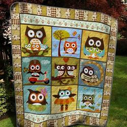 Owl Quilt Tdhco and Home Decor