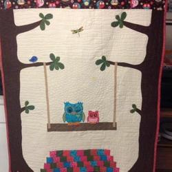 Owl Quilt Tdhfa and Home Decor
