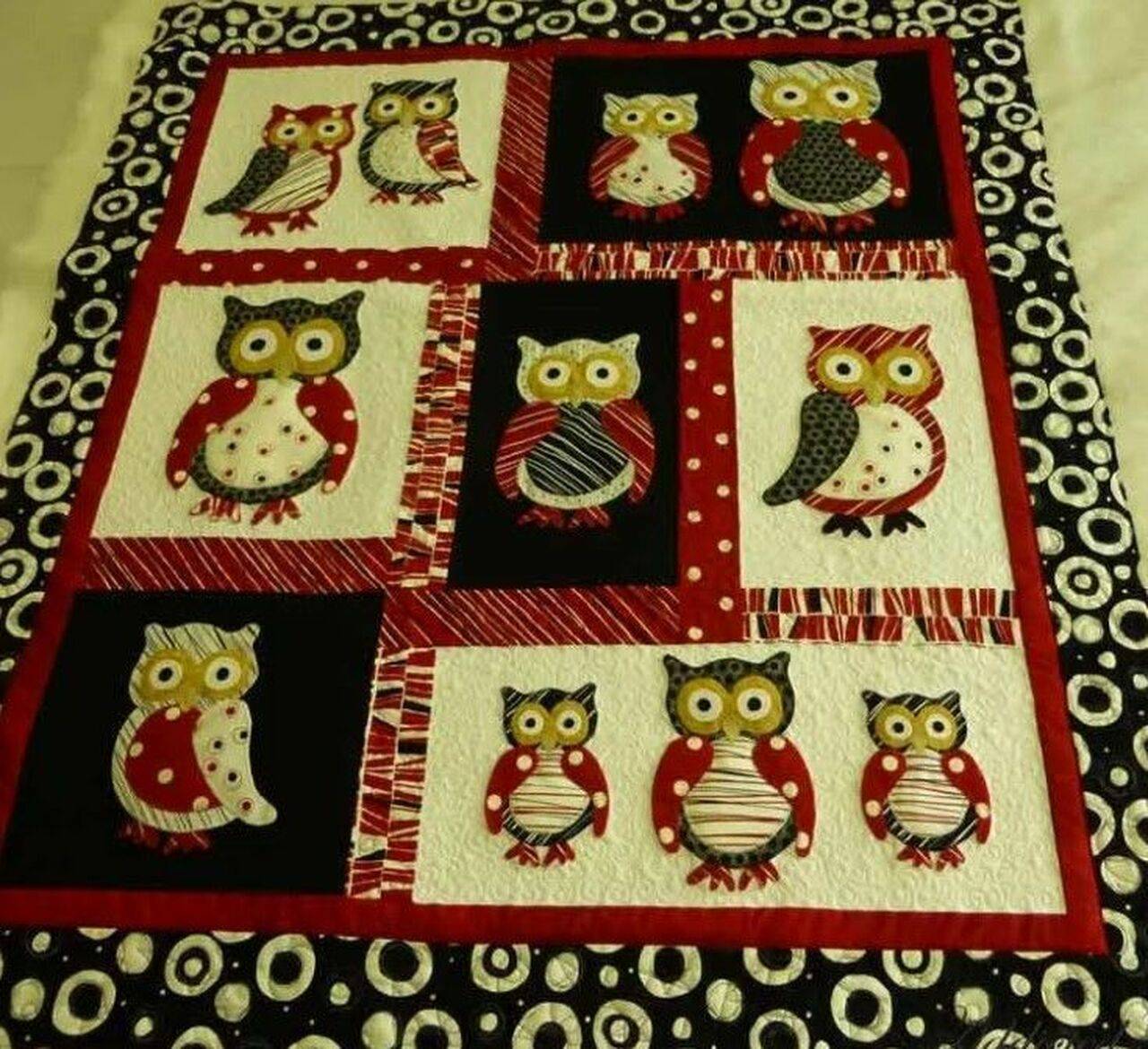 Owl Quilt Tdhfn and Home Decor