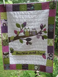 Owl Quilt Tdhft and Home Decor