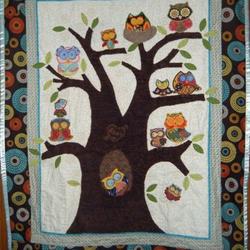 Owl Quilt Tdhhv and Home Decor