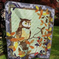 Owl Quilt Tdhje and Home Decor