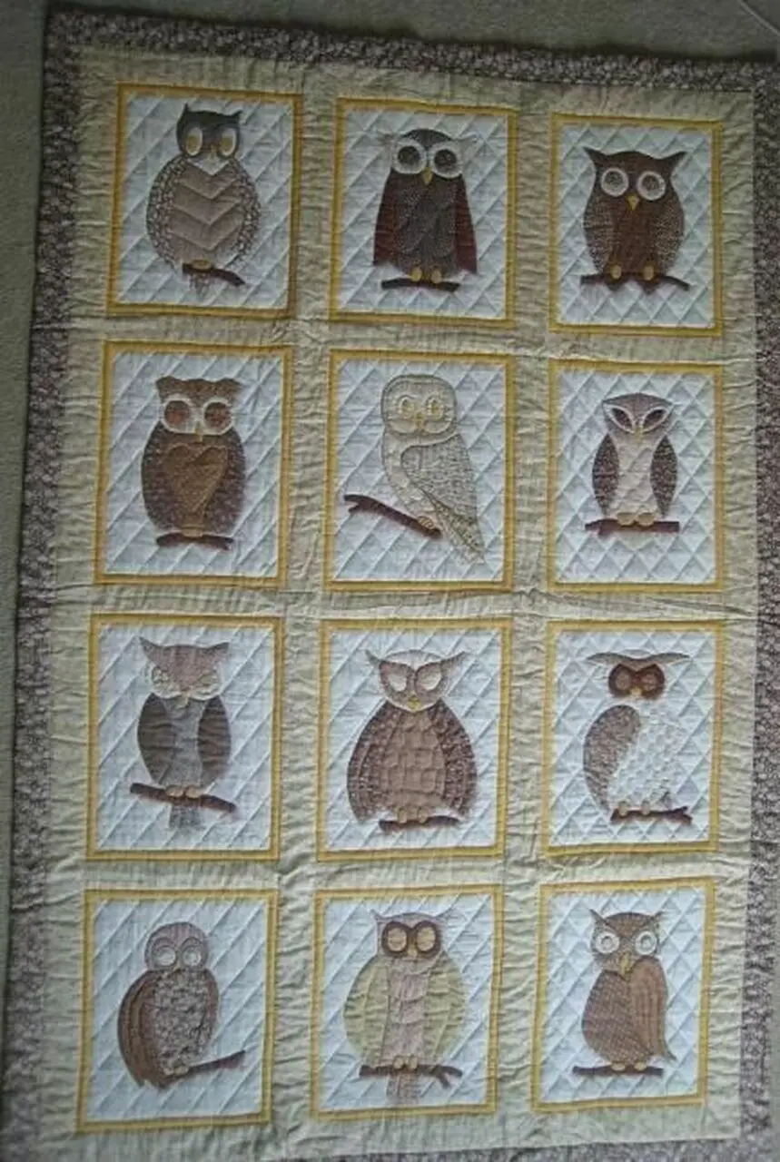 Owl Quilt Tdhlp and Home Decor