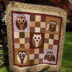 Owl Quilt Tdhrx and Home Decor