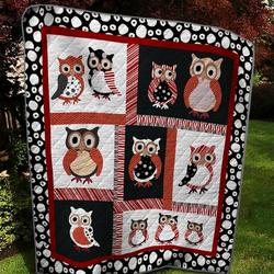 Owl Quilt Tdhud and Home Decor