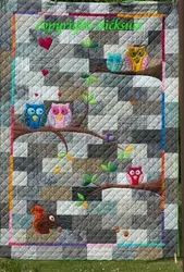 Owl Quilt Tdhxq and Home Decor
