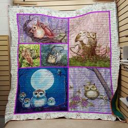 Owl Quilt V10 and Home Decor