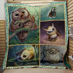 Owl Really Cute Ah Quilt Derqdb and Home Decor