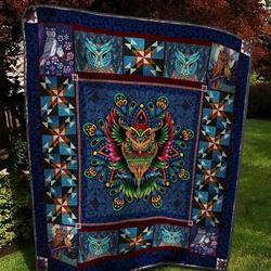 Owl Really Cute Ah Quilt Derqmt and Home Decor
