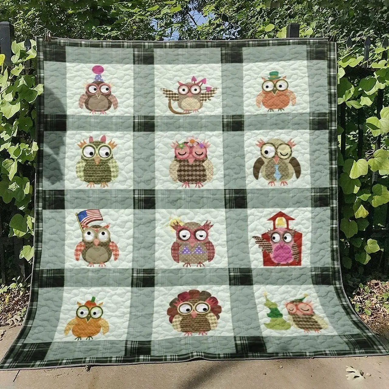 Owl Tn260626 Quilt Blanket and Home Decor