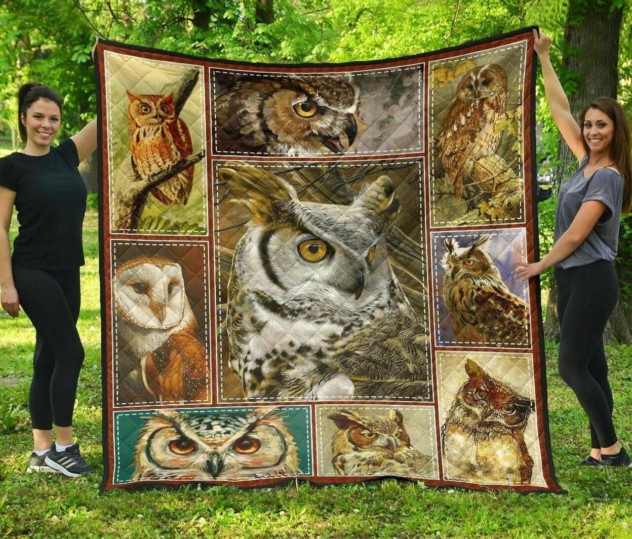 Owl You Make Me Feel Like Owl Quilt Blanket Christmas Christmas Gifts Merry Christmas Holiday Gifts Gift Dhc03011674Dd and Home Decor