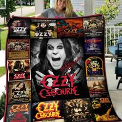 Ozzy Osbourne Quilt Blanket Hvt060614  Quilt and Home Decor
