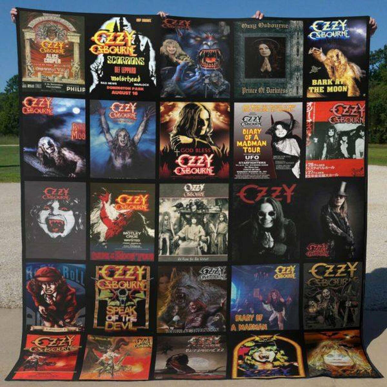 Ozzy Osbourne Quilt Blanket Hvt290512 Quilt and Home Decor