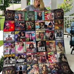 Ozzy Osbourne Quilt Blanket  Limited Quilt Blanket and Home Decor