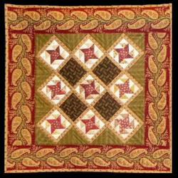 Paisley Pinwheels Quilt Tdhgm and Home Decor