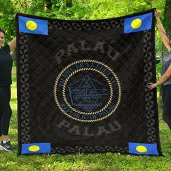 Palau Polynesian Quilt Grey Love Style J11 Quilt  Quilt and Home Decor