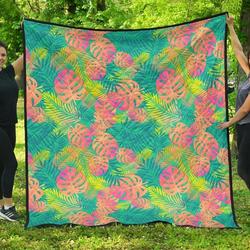 Palm Tree Beach Cl12100501Mdq Quilt Blanket and Home Decor