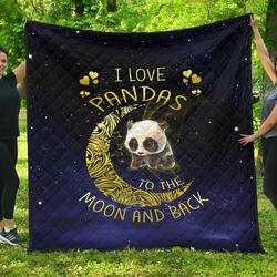 Panda Moon Quilt Tdhvi and Home Decor