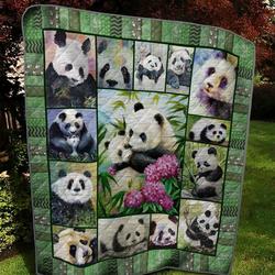 Panda Quilt Tdhtz and Home Decor
