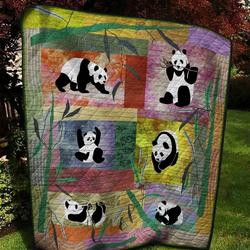 Panda Td140514 Quilt Blanket and Home Decor