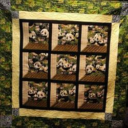 Pandas Window Quilt Tdhjc and Home Decor