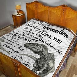 Papa To Grandson Quilt Blanket Dhc02011666Dd and Home Decor
