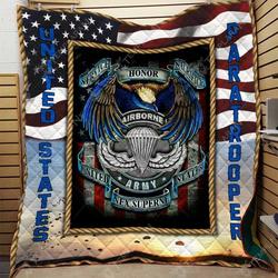 Paratrooper Quilt Avz and Home Decor