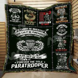 Paratrooper Quilt Blanket Dhc0910417Vt and Home Decor