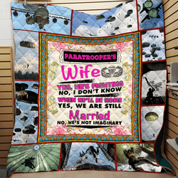 ParatrooperS Wife Quilt Efr and Home Decor