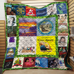 Parks And Recreation Collage Quilt Blanket and Home Decor
