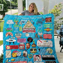 Parks And Recreation Quilt Blanket 01234 and Home Decor