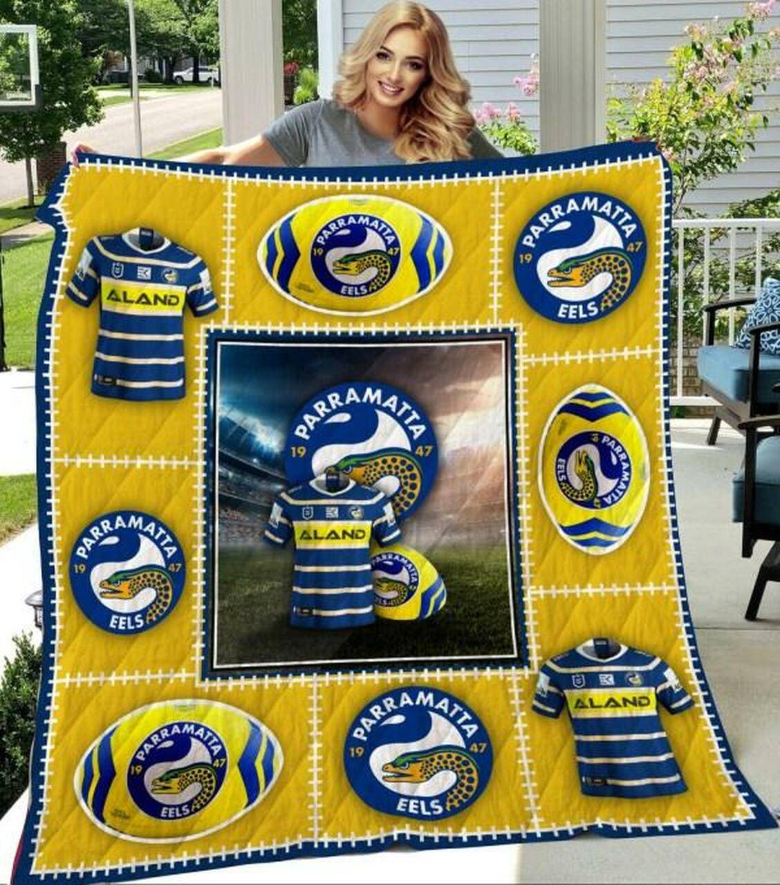 Parramatta Eels Quilt Blanket Beeqt5070 Quilt and Home Decor