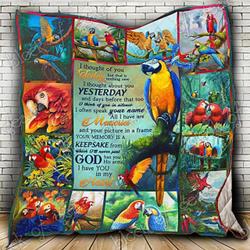 Parrot Cl18100559Mdq Quilt Blanket and Home Decor