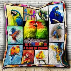 Parrot Cl22100414Mdq Quilt Blanket and Home Decor
