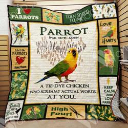 Parrot Quilt Blanket Dhc0102443Td and Home Decor