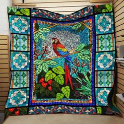 Parrot Quilt Blanket Dhc0910355Vt and Home Decor