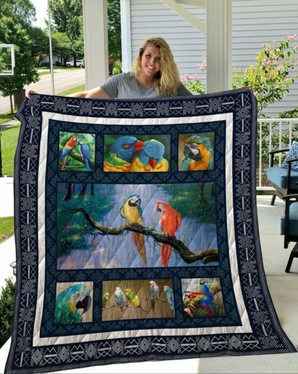 Parrot Quilt Tdhee and Home Decor