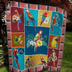 Parrot Quilt Tdhtu and Home Decor