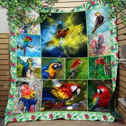 Parrot Quilt Tdhya and Home Decor